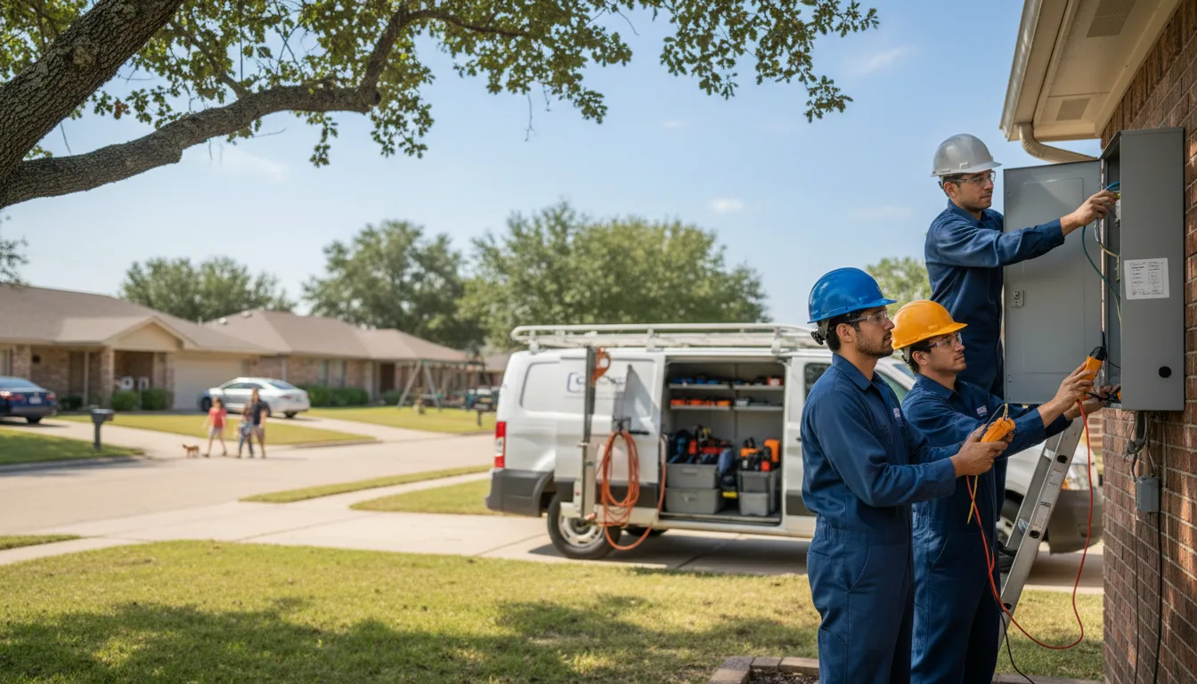 Certified electrician providing emergency electrical services in Melvin, AL